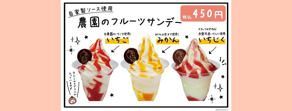 サンデーメニュー